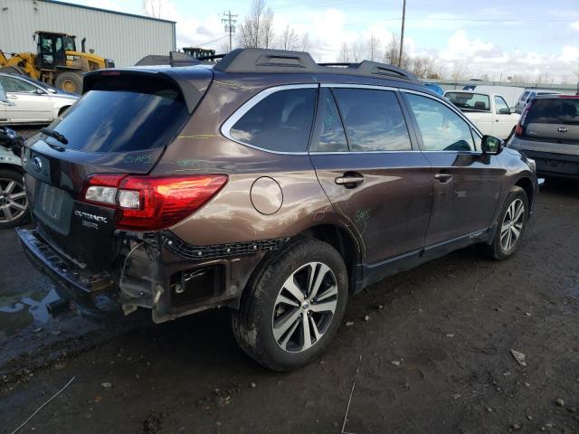 4S4BSENC3K3284854 - 2019 SUBARU OUTBACK 3.6R LIMITED BROWN photo 3