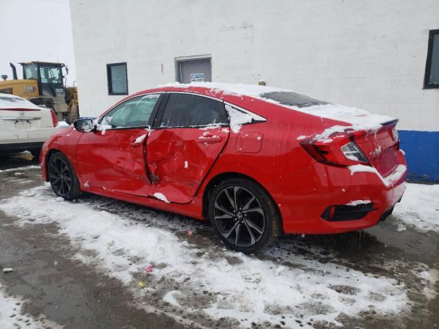 2HGFC2F81LH533552 - 2020 HONDA CIVIC SPORT 红色 照片 2