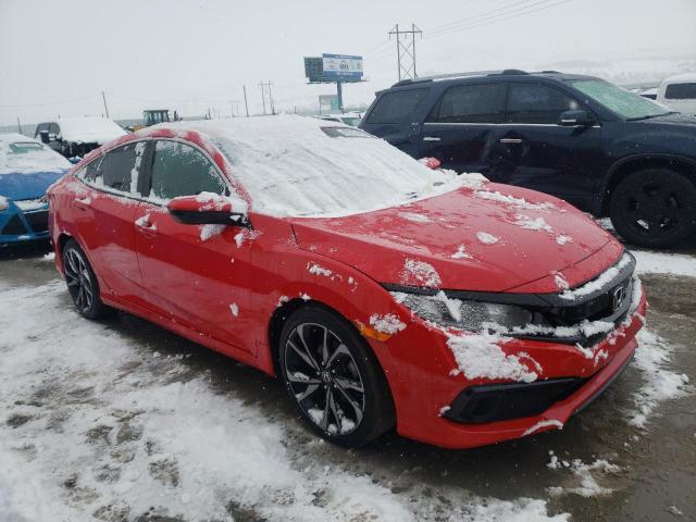 2HGFC2F81LH533552 - 2020 HONDA CIVIC SPORT 红色 照片 4
