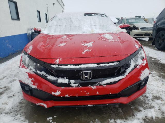 2HGFC2F81LH533552 - 2020 HONDA CIVIC SPORT 红色 照片 5