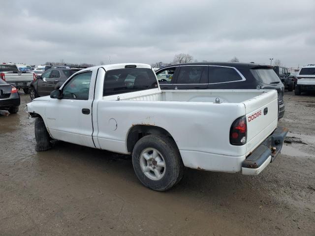 1B7FL26X1WS766107 - 1998 DODGE DAKOTA WHITE photo 2