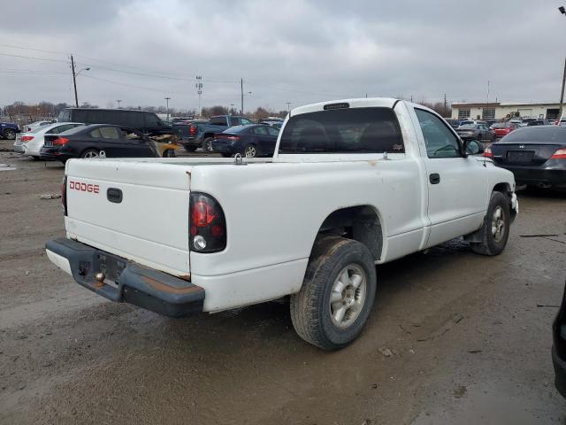 1B7FL26X1WS766107 - 1998 DODGE DAKOTA WHITE photo 3