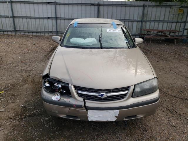 2G1WF52E229373136 - 2002 CHEVROLET IMPALA TAN photo 5