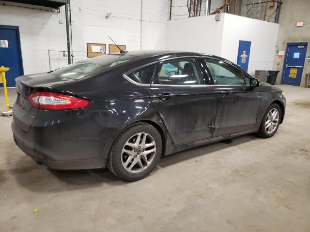 3FA6P0H75ER307085 - 2014 FORD FUSION SE BLACK photo 3