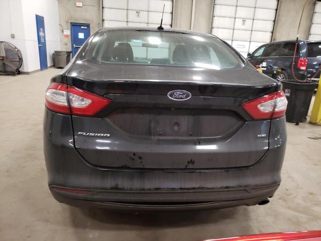 3FA6P0H75ER307085 - 2014 FORD FUSION SE BLACK photo 6