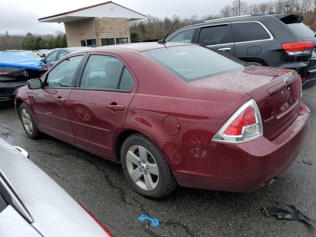 3FAHP011X7R190234 - 2007 FORD FUSION SE MAROON photo 2