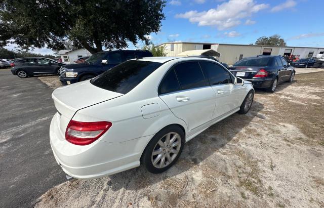 WDDGF5EB4BR171133 - 2011 MERCEDES-BENZ C 300 WHITE photo 4