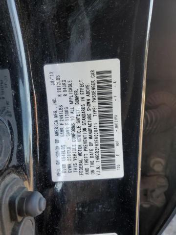 1HGCR3F82EA000411 - 2014 HONDA ACCORD EXL BLACK photo 12