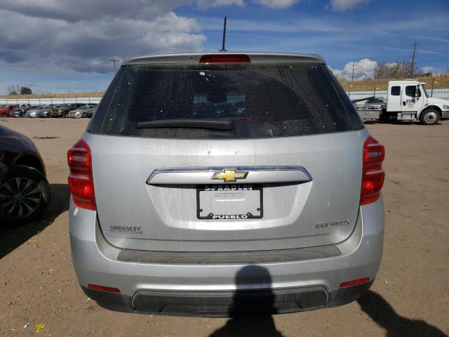 2GNALBEK5G6333286 - 2016 CHEVROLET EQUINOX LS SILVER photo 6