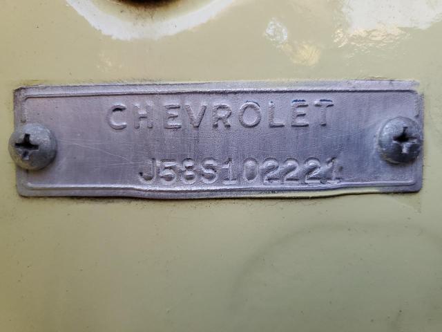 J58S102221 - 1958 CHEVROLET UK YELLOW photo 12