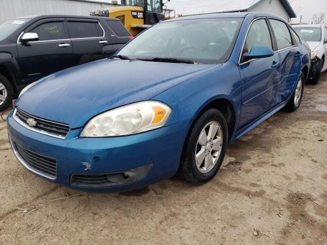 2G1WB5EKXA1157612 - 2010 CHEVROLET IMPALA LT BLUE photo 1