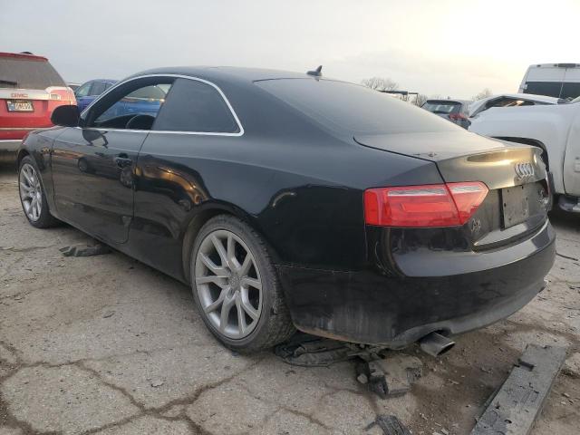 WAUDK78T49A002891 - 2009 AUDI A5 QUATTRO BLACK photo 2