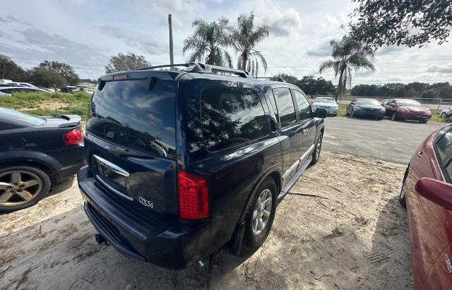 5N3AA08A47N804400 - 2007 INFINITI QX56 BLUE photo 4