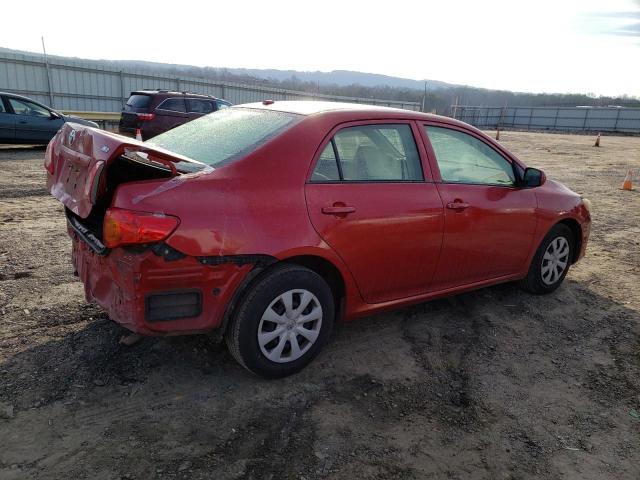 JTDBL40E69J034602 - 2009 TOYOTA COROLLA BASE RED photo 3