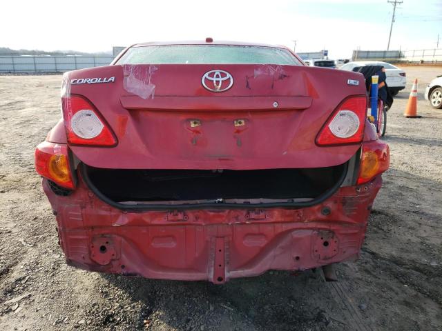 JTDBL40E69J034602 - 2009 TOYOTA COROLLA BASE RED photo 6