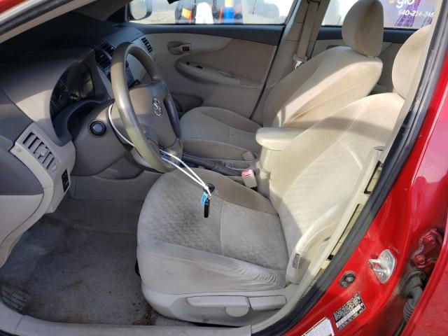 JTDBL40E69J034602 - 2009 TOYOTA COROLLA BASE RED photo 7
