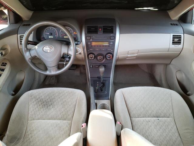 JTDBL40E69J034602 - 2009 TOYOTA COROLLA BASE RED photo 8