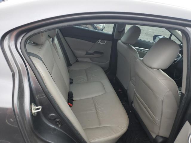 2HGFB2F95FH503535 - 2015 HONDA CIVIC EXL ნაცრისფერი ფოტო 10