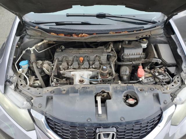 2HGFB2F95FH503535 - 2015 HONDA CIVIC EXL ნაცრისფერი ფოტო 11