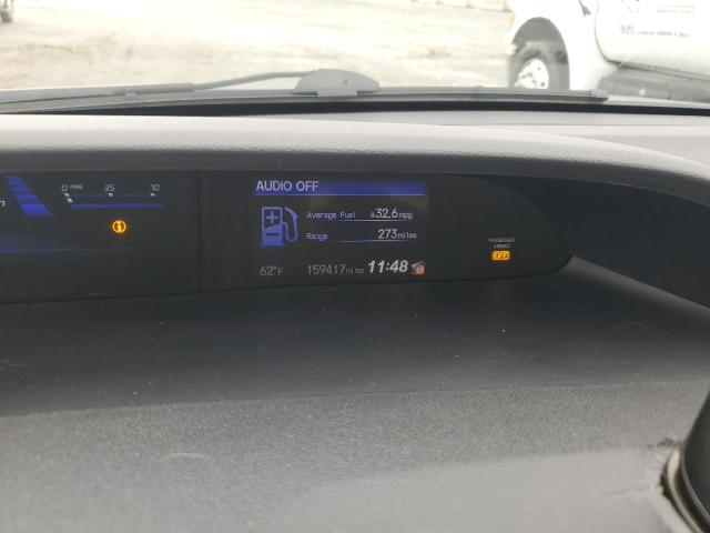 2HGFB2F95FH503535 - 2015 HONDA CIVIC EXL ნაცრისფერი ფოტო 9