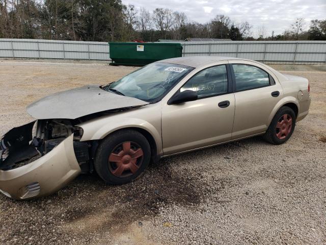 1B3EL36X94N380730 - 2004 DODGE STRATUS SE TAN photo 1