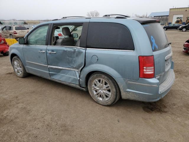 2A8HR64XX8R629715 - 2008 CHRYSLER TOWN & COU LIMITED BLUE photo 2