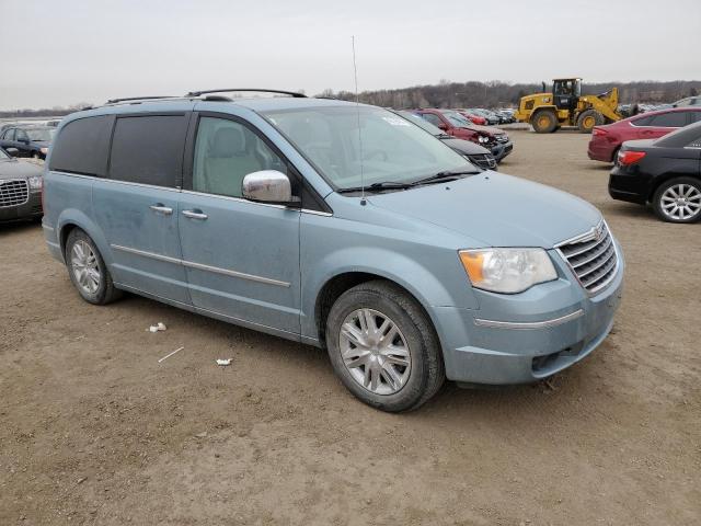 2A8HR64XX8R629715 - 2008 CHRYSLER TOWN & COU LIMITED BLUE photo 4