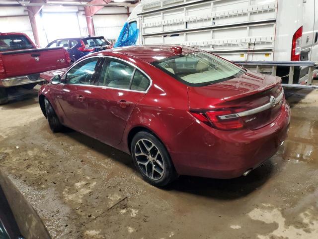 2G4GL5EX8H9154445 - 2017 BUICK REGAL SPORT TOURING RED photo 2