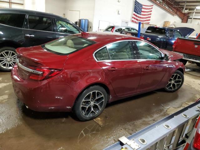 2G4GL5EX8H9154445 - 2017 BUICK REGAL SPORT TOURING RED photo 3
