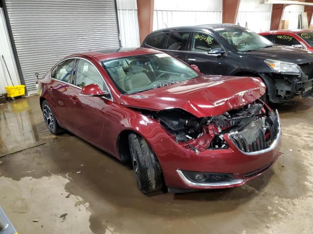 2G4GL5EX8H9154445 - 2017 BUICK REGAL SPORT TOURING RED photo 4