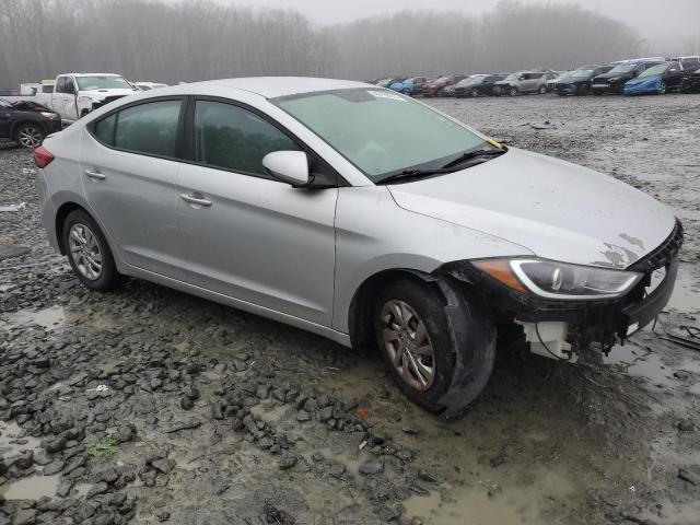 5NPD74LFXHH178629 - 2017 HYUNDAI ELANTRA SE SILVER photo 4