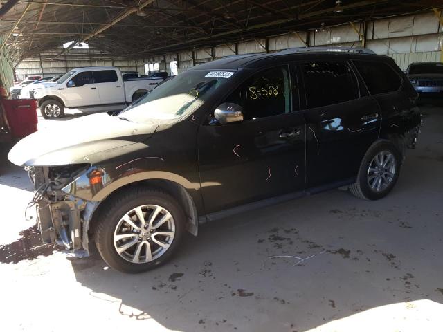 5N1AR2MN0GC642122 - 2016 NISSAN PATHFINDER S BLACK photo 1