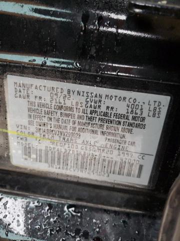 3N1AB8CV7NY299023 - 2022 NISSAN SENTRA SV BLACK photo 12