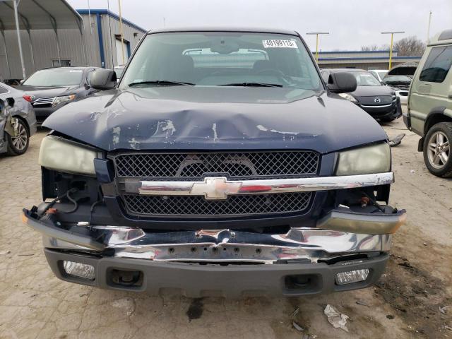 3GNEC12T64G221766 - 2004 CHEVROLET AVALANCHE C1500 BLUE photo 5