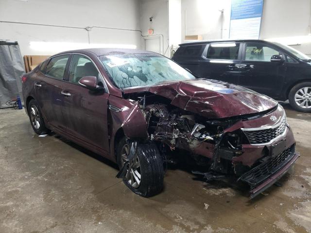 5XXGT4L32KG288835 - 2019 KIA OPTIMA LX MAROON photo 4