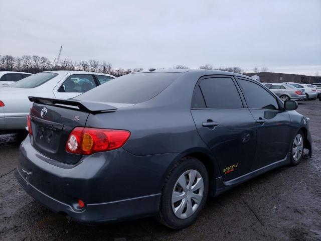 2T1BU40E39C116425 - 2009 TOYOTA COROLLA BASE GRAY photo 3