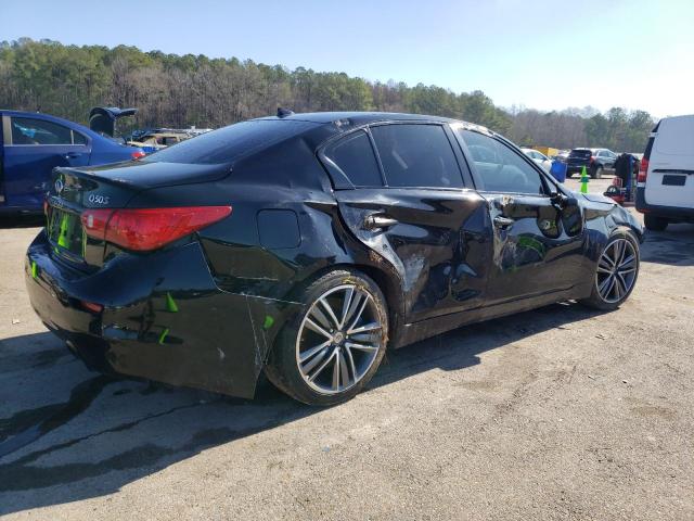 JN1BV7AP7EM692176 - 2014 INFINITI Q50 BASE BLACK photo 3