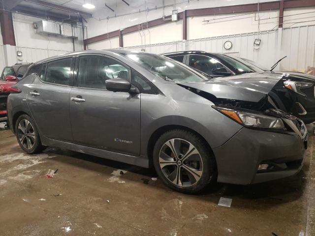 1N4AZ1CP2JC314392 - 2018 NISSAN LEAF S GRAY photo 4