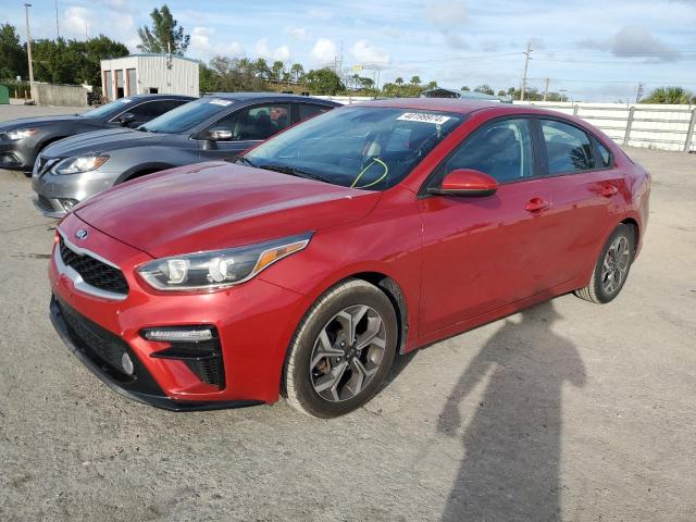 3KPF24AD6KE107285 - 2019 KIA FORTE FE RED photo 1