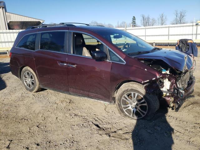 5FNRL5H65CB139485 - 2012 HONDA ODYSSEY EX BURGUNDY photo 4