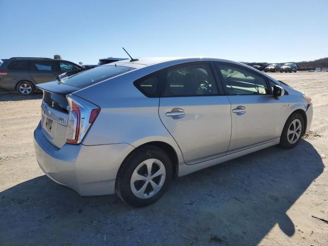 JTDKN3DU8C5526568 - 2012 TOYOTA PRIUS SILVER photo 3