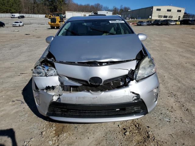 JTDKN3DU8C5526568 - 2012 TOYOTA PRIUS SILVER photo 5