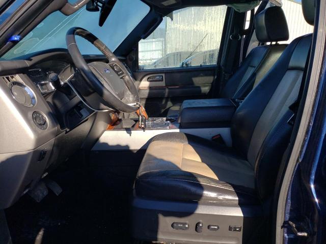 1FMFK18537LA18653 - 2007 FORD EXPEDITION EL EDDIE BAUER BLUE photo 7