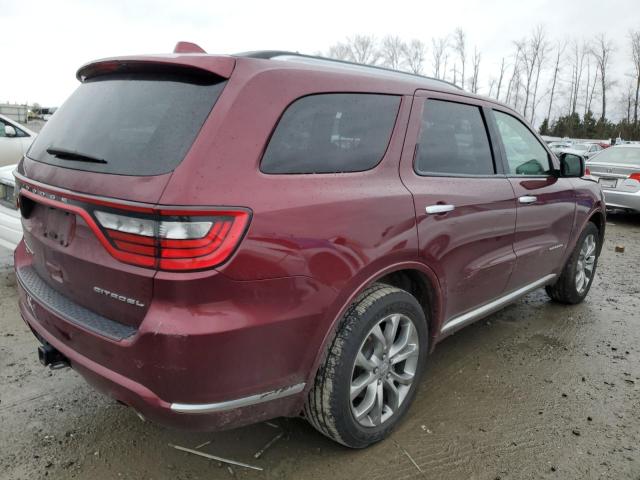 1C4RDJEG9GC481768 - 2016 DODGE DURANGO CITADEL RED photo 3