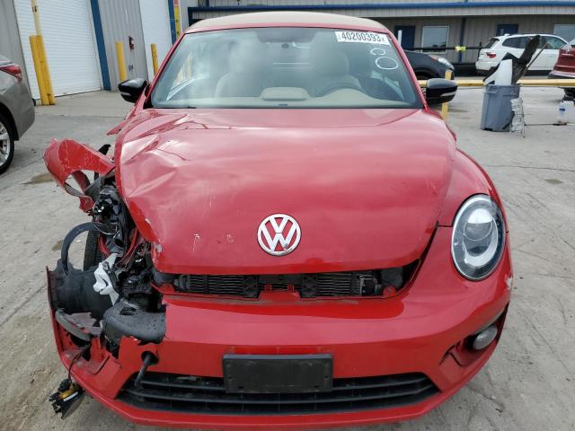 3VW7T7AT1FM810957 - 2015 VOLKSWAGEN BEETLE R-LINE RED photo 5