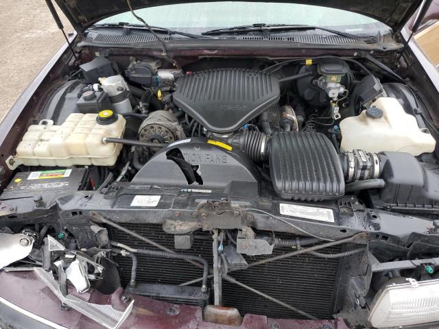 1G4BR82P1TR419400 - 1996 BUICK ROADMASTER BASE BURGUNDY photo 11