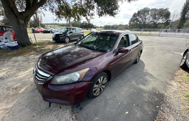 1HGCP2F87CA175640 - 2012 HONDA ACCORD EXL BURGUNDY photo 2