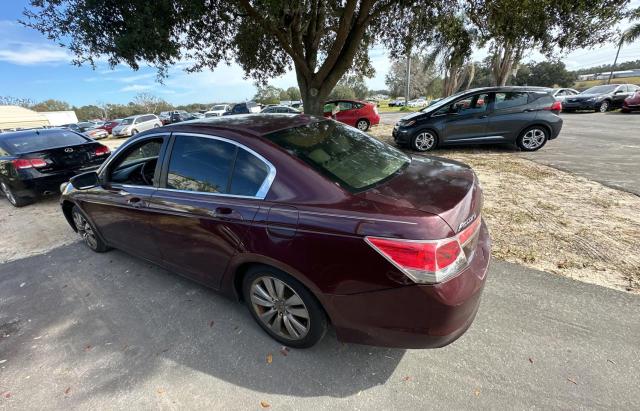 1HGCP2F87CA175640 - 2012 HONDA ACCORD EXL BURGUNDY photo 3