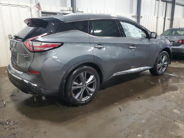 5N1AZ2MH3JN127847 - 2018 NISSAN MURANO S GRAY photo 3