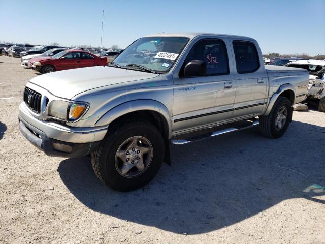 5TEGN92N93Z288554 - 2003 TOYOTA TACOMA DOUBLE CAB PRERUNNER SILVER photo 1